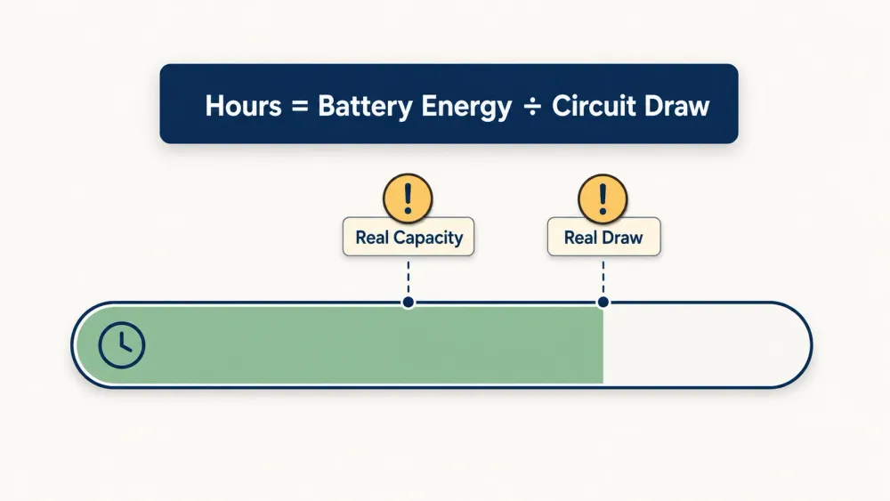 How Long Does a Home Battery Last? Outage Math Explained